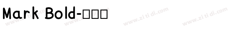 Mark Bold字体转换